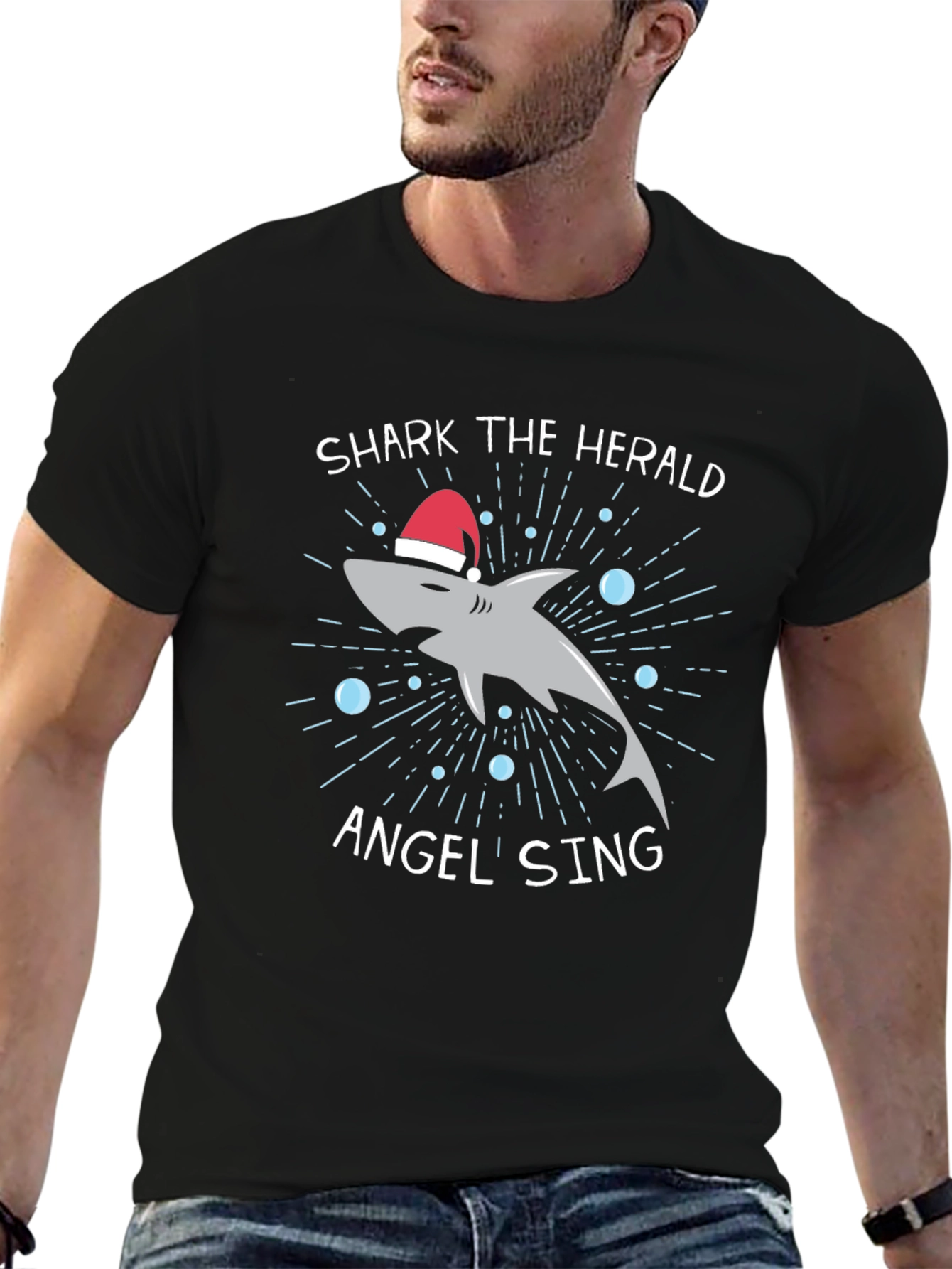 Shark the Herald Angel Sing T-Shirt