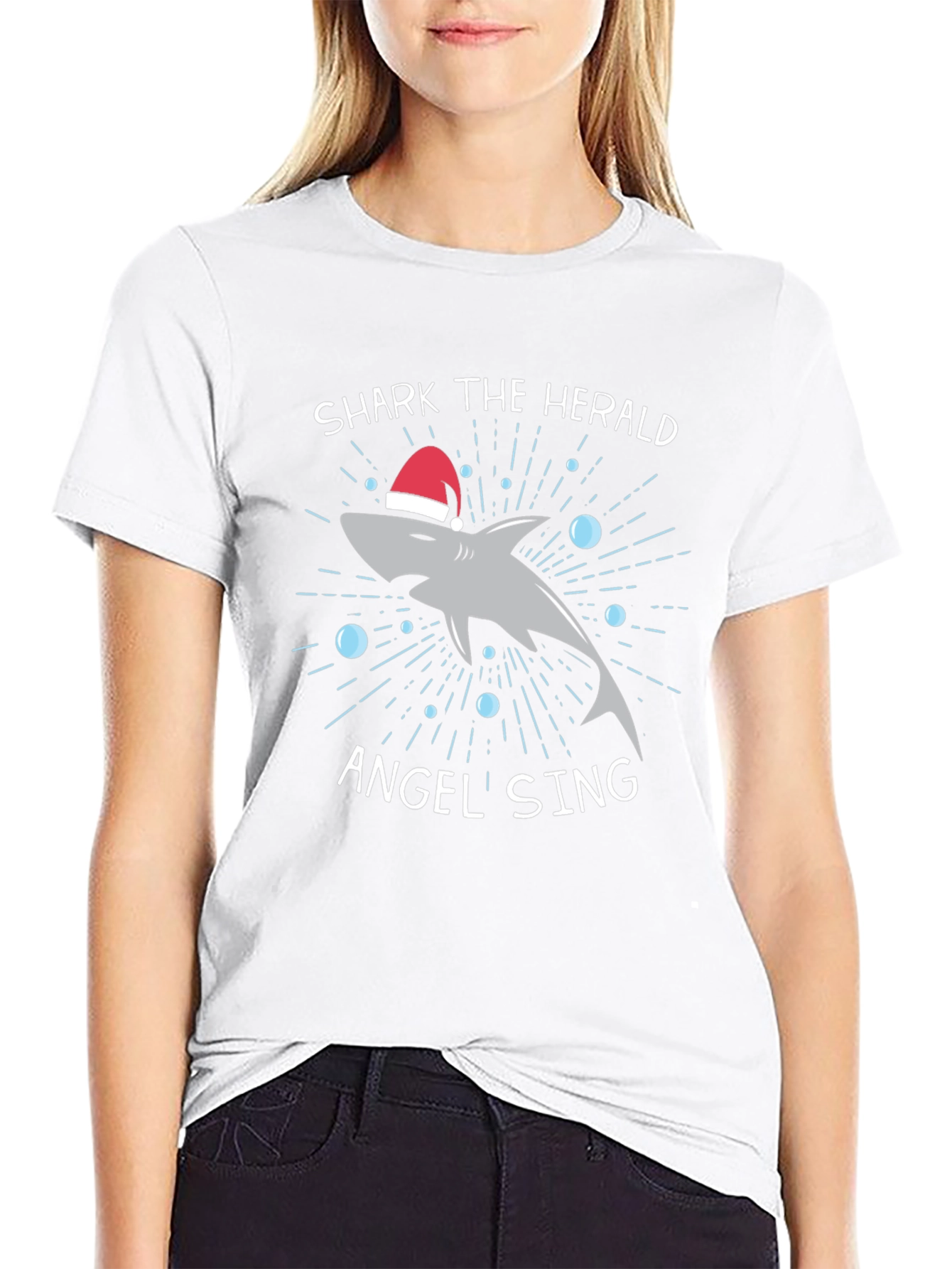 Shark the Herald Angel Sing T-Shirt