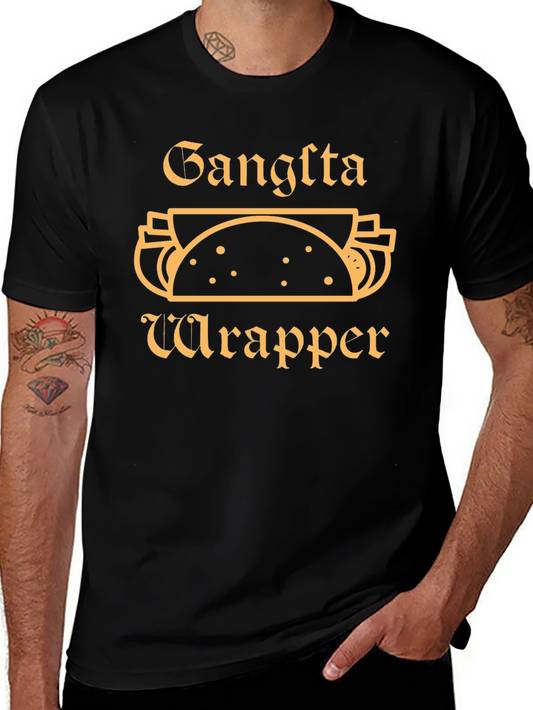 Gangsta Wrapper Black T-Shirt