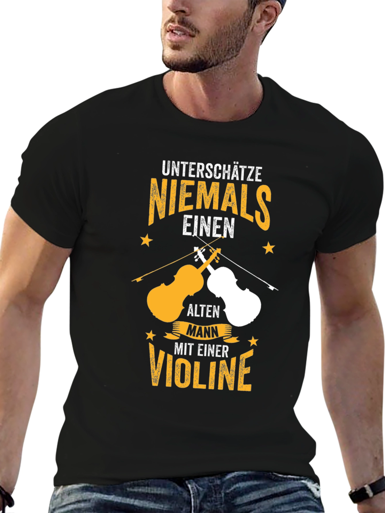 Unterschätze Niemals Violin T-Shirt