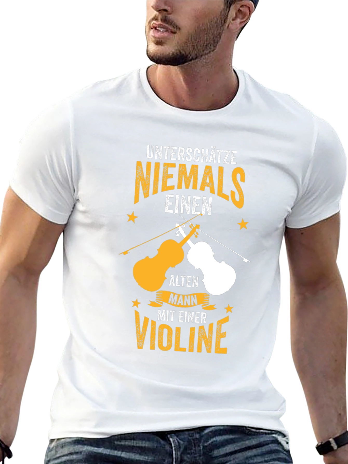 Unterschätze Niemals Violin T-Shirt