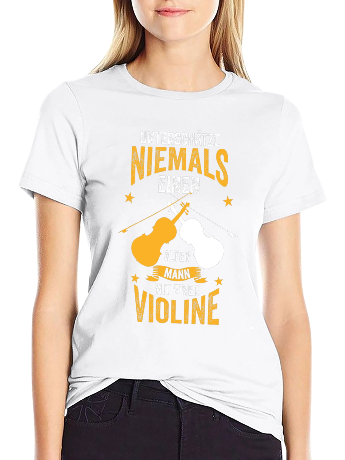 Unterschätze Niemals Violin T-Shirt
