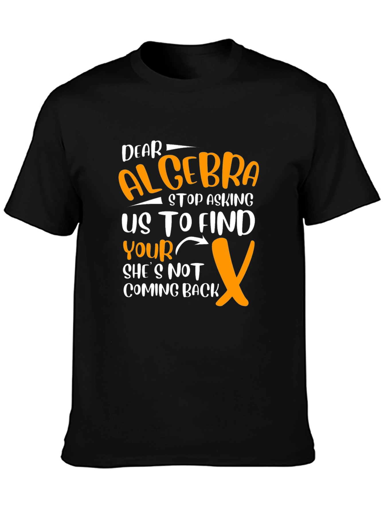 Algebra Humor Graphic T-Shirt