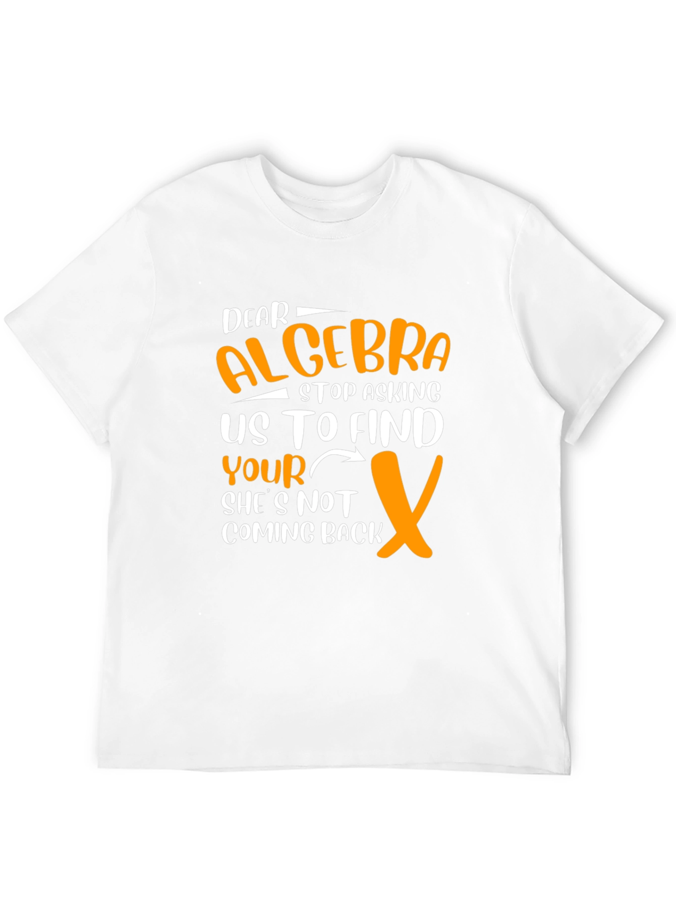 Algebra Humor Graphic T-Shirt