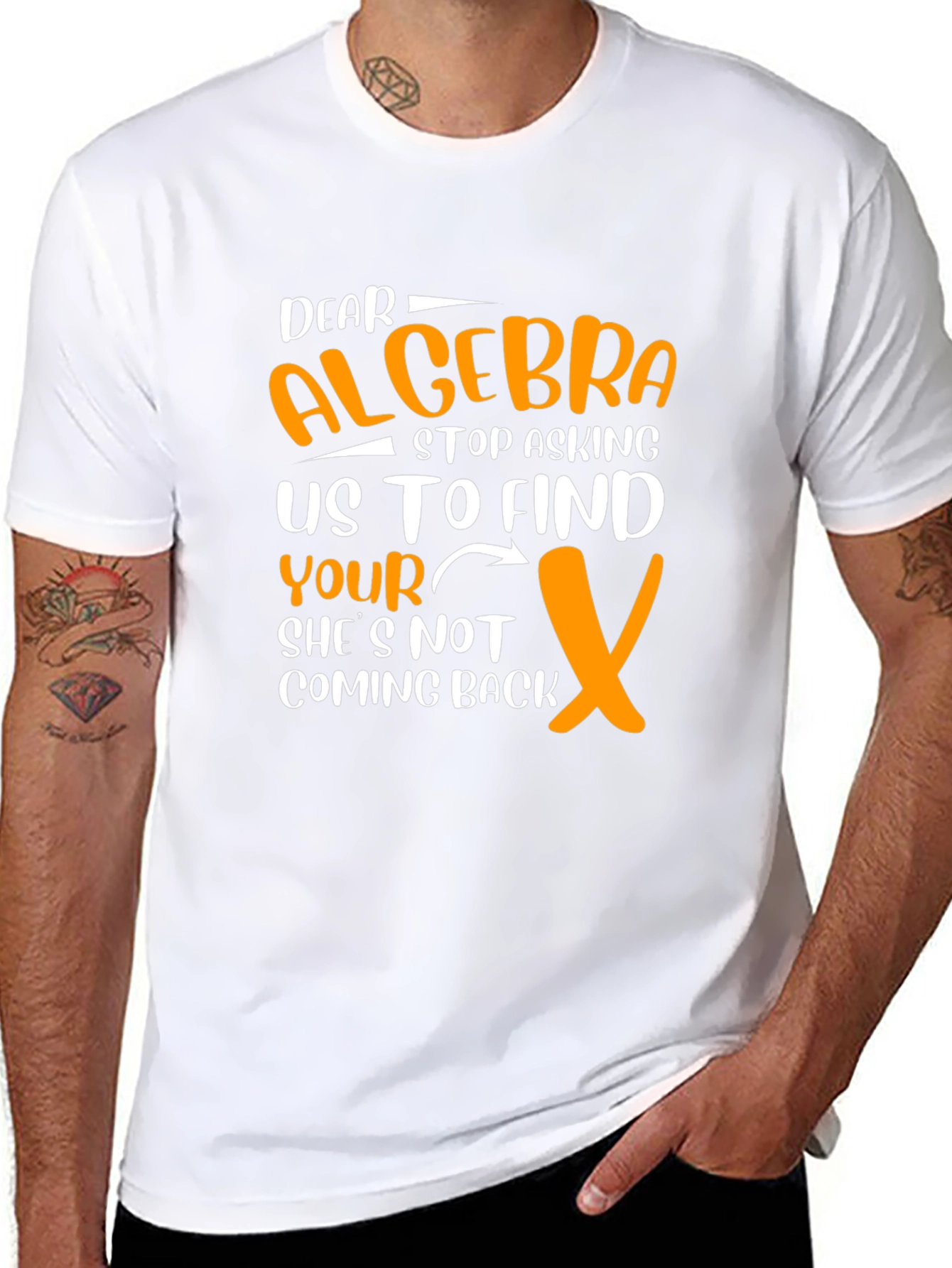 Algebra Humor Graphic T-Shirt