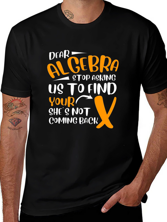 Algebra Humor Graphic T-Shirt