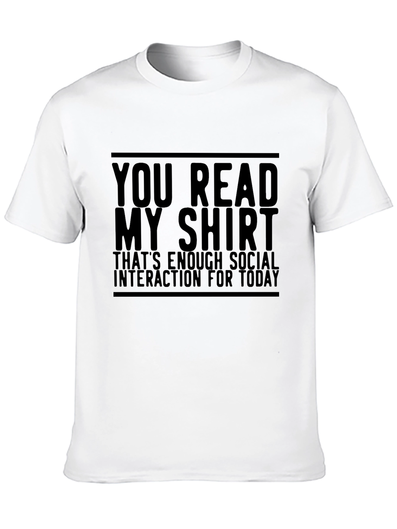 Funny Sarcastic Social Interaction T-Shirt