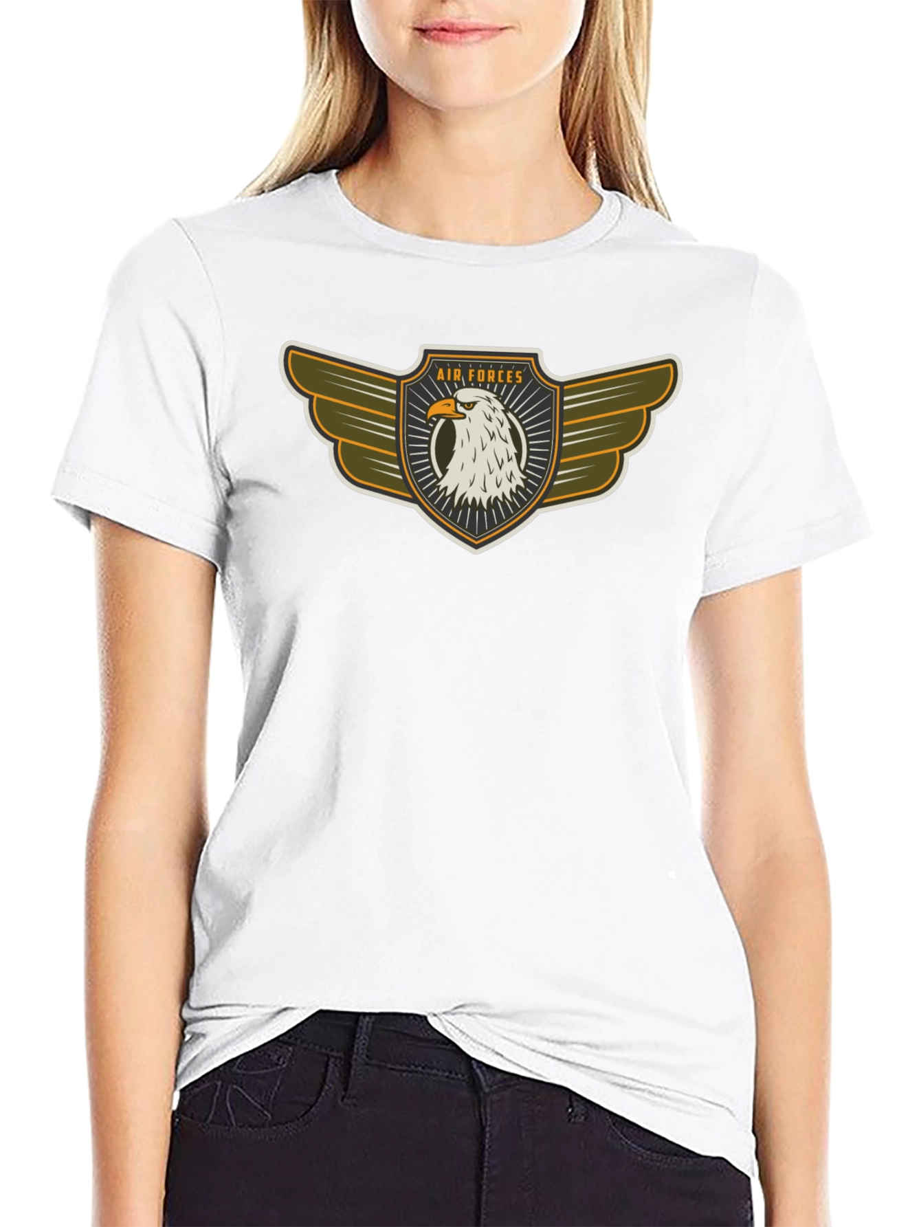 Air Forces Eagle Emblem Black T-Shirt