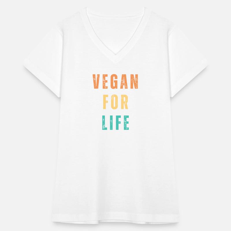 VEGAN FOR LIFE | Vegan Message in Warm Colors