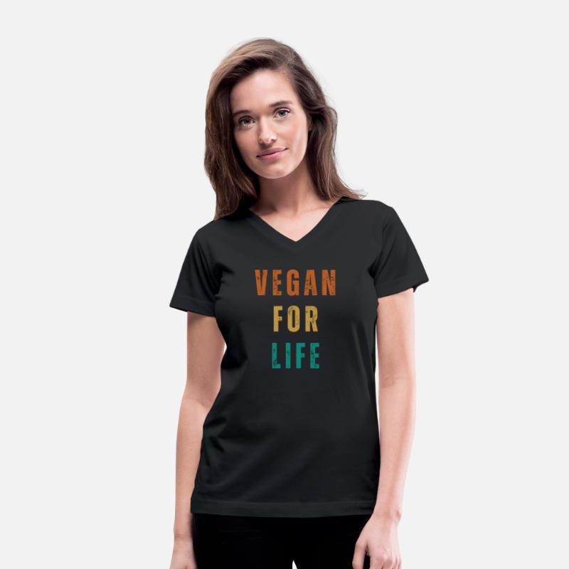 VEGAN FOR LIFE | Vegan Message in Warm Colors