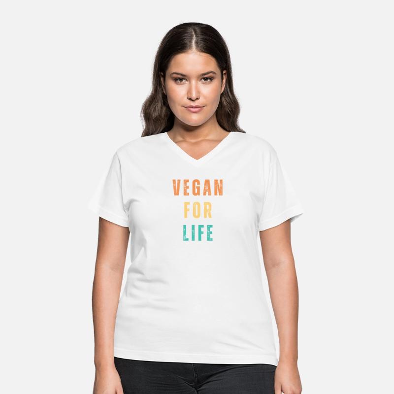 VEGAN FOR LIFE | Vegan Message in Warm Colors