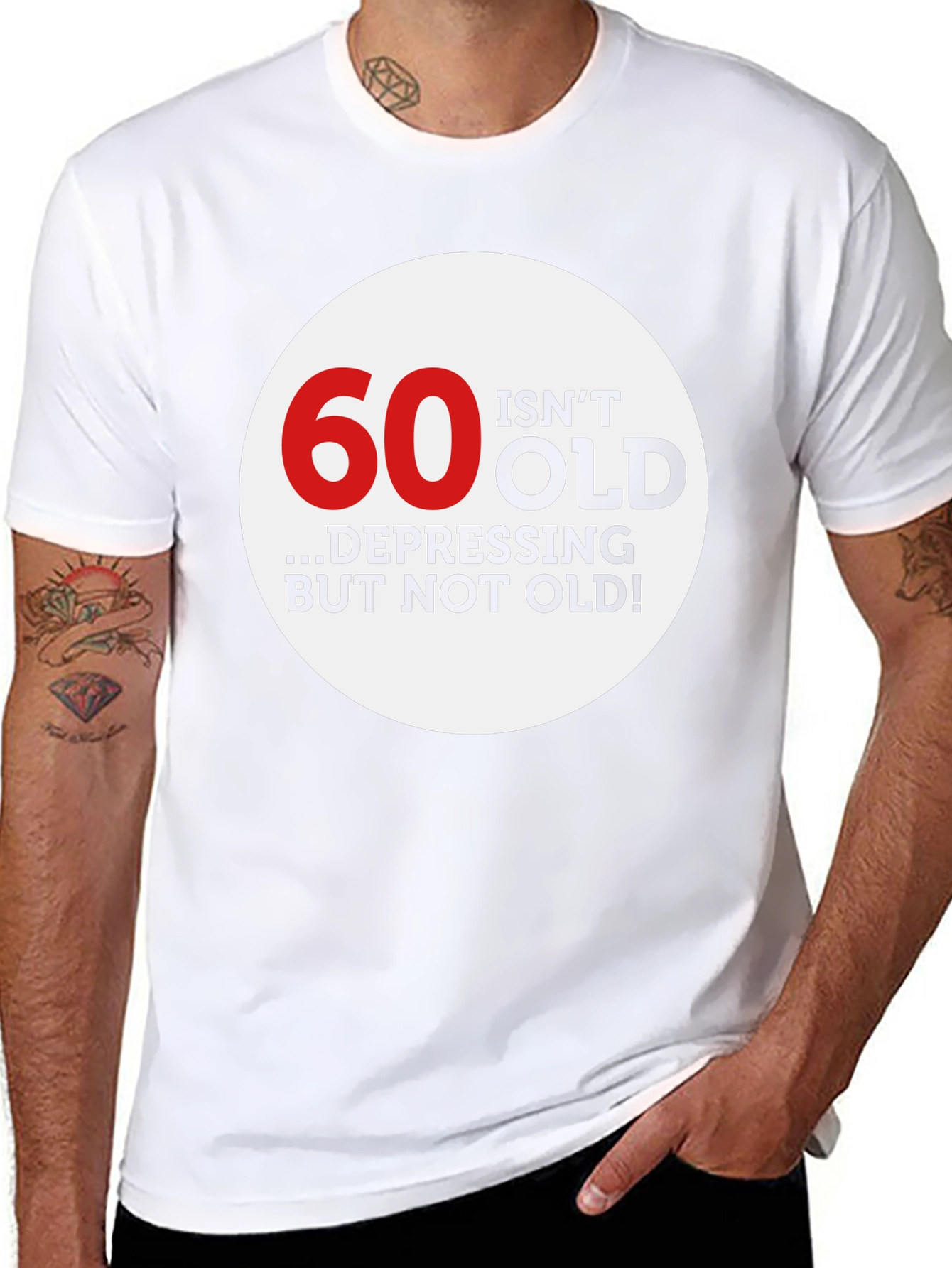 60 Isnt Old Graphic Tee - Fun Birthday Shirt