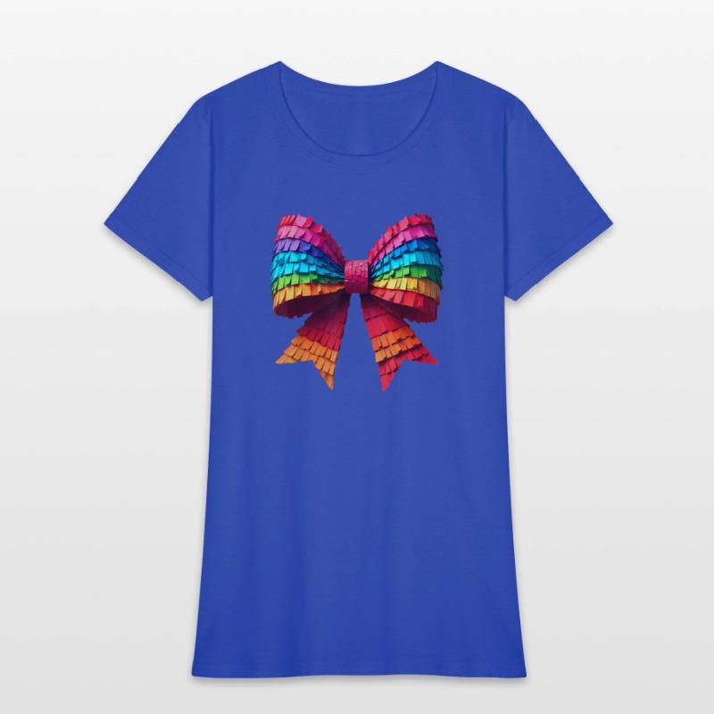 Vibrant Rainbow Paper Ribbon Bow