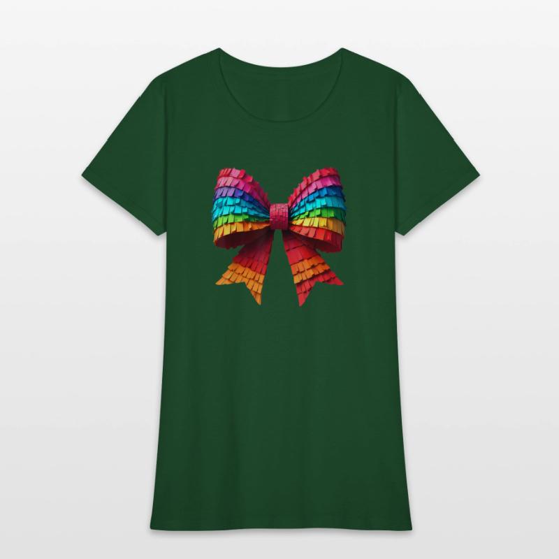 Vibrant Rainbow Paper Ribbon Bow