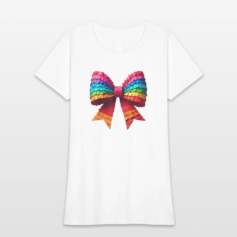 Vibrant Rainbow Paper Ribbon Bow