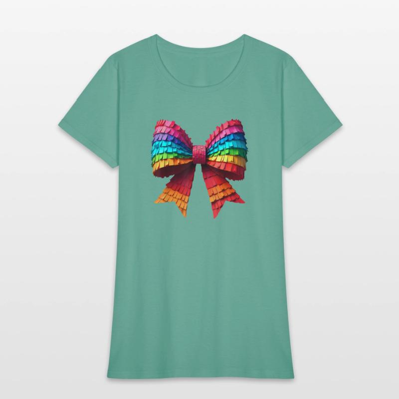 Vibrant Rainbow Paper Ribbon Bow