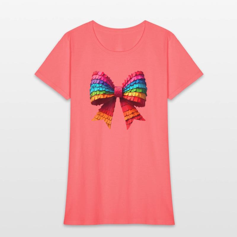 Vibrant Rainbow Paper Ribbon Bow