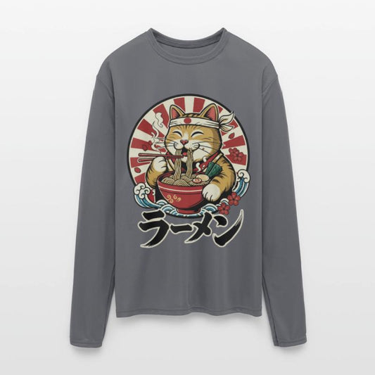 Victory Cat Ramen Illustration