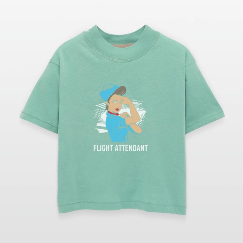 Vintage Cabin Crew Strong Flight Attendant