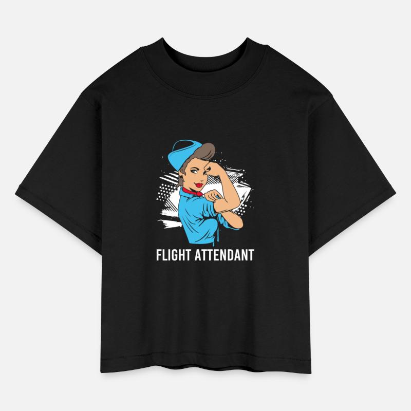 Vintage Cabin Crew Strong Flight Attendant