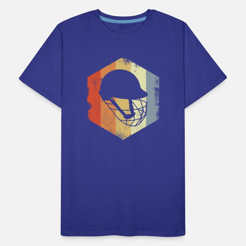 Vintage Cricket Helmet Sketch