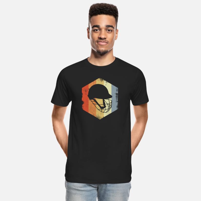 Vintage Cricket Helmet Sketch