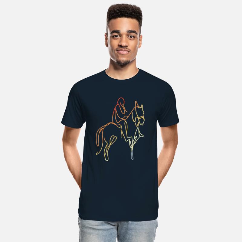 Vintage Horse Riding Drawing