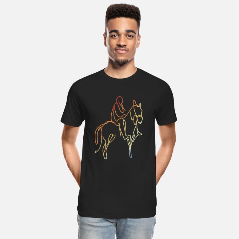 Vintage Horse Riding Drawing