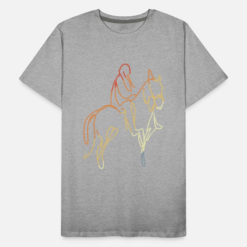 Vintage Horse Riding Drawing