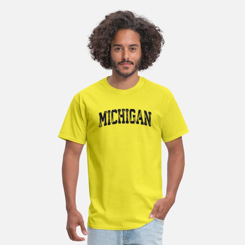 Vintage Michigan Crewneck College Style Sports Us