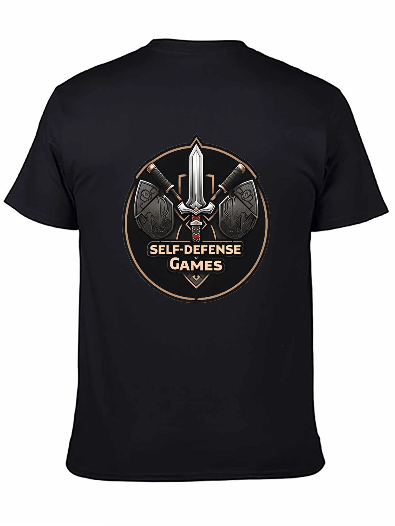 Self-Defense Games Black T-Shirt