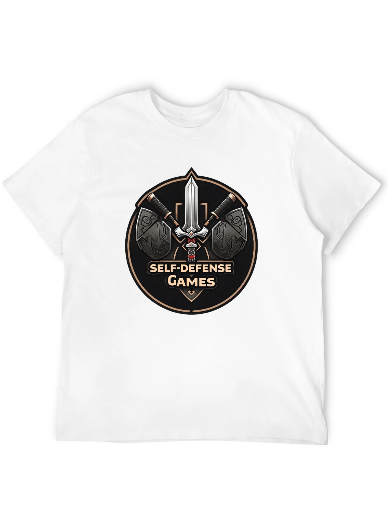 Self-Defense Games Black T-Shirt