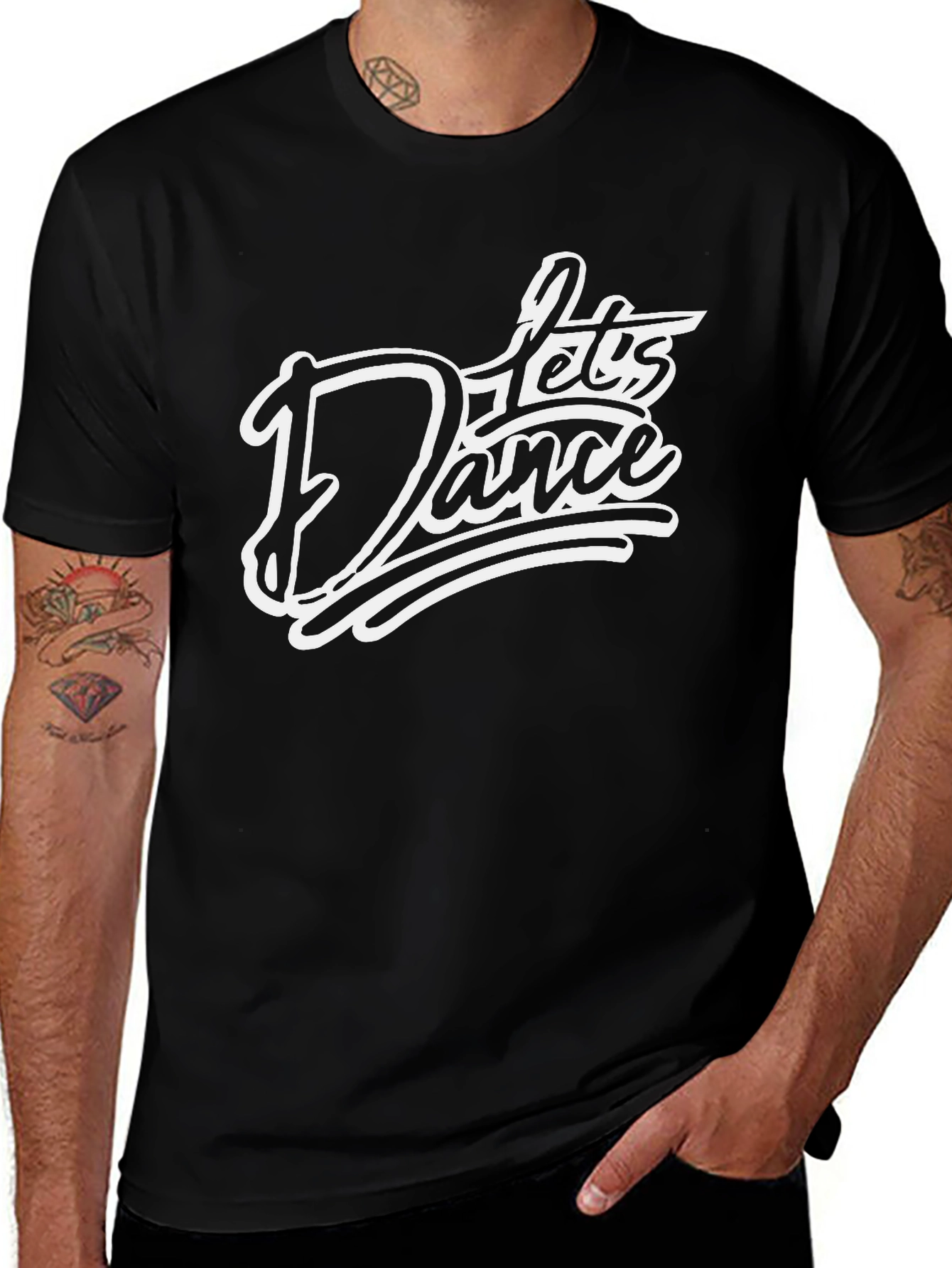 Lets Dance Graphic Tee - Black