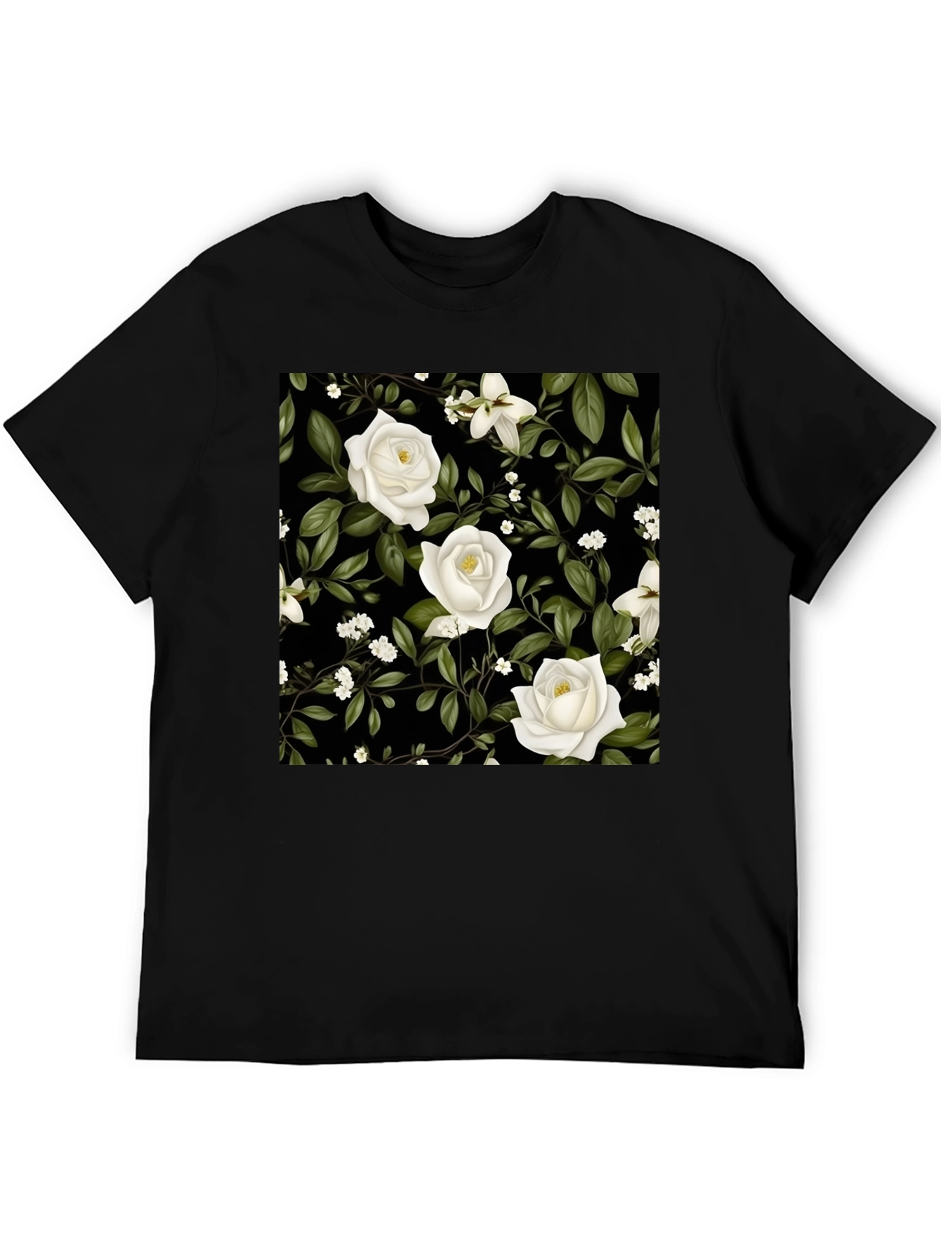 Floral Rose Print Tee