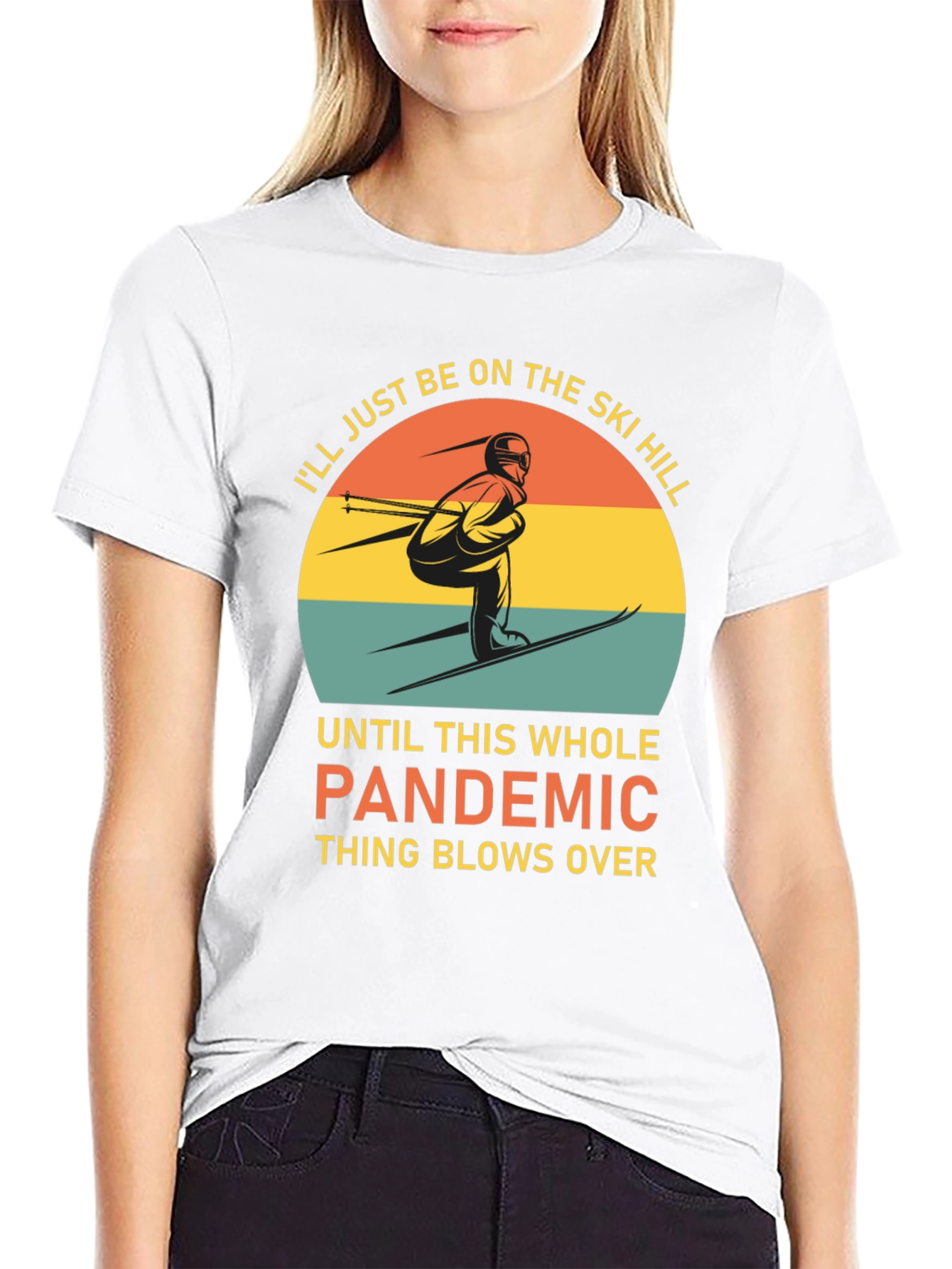 Ski Hill Pandemic T-Shirt