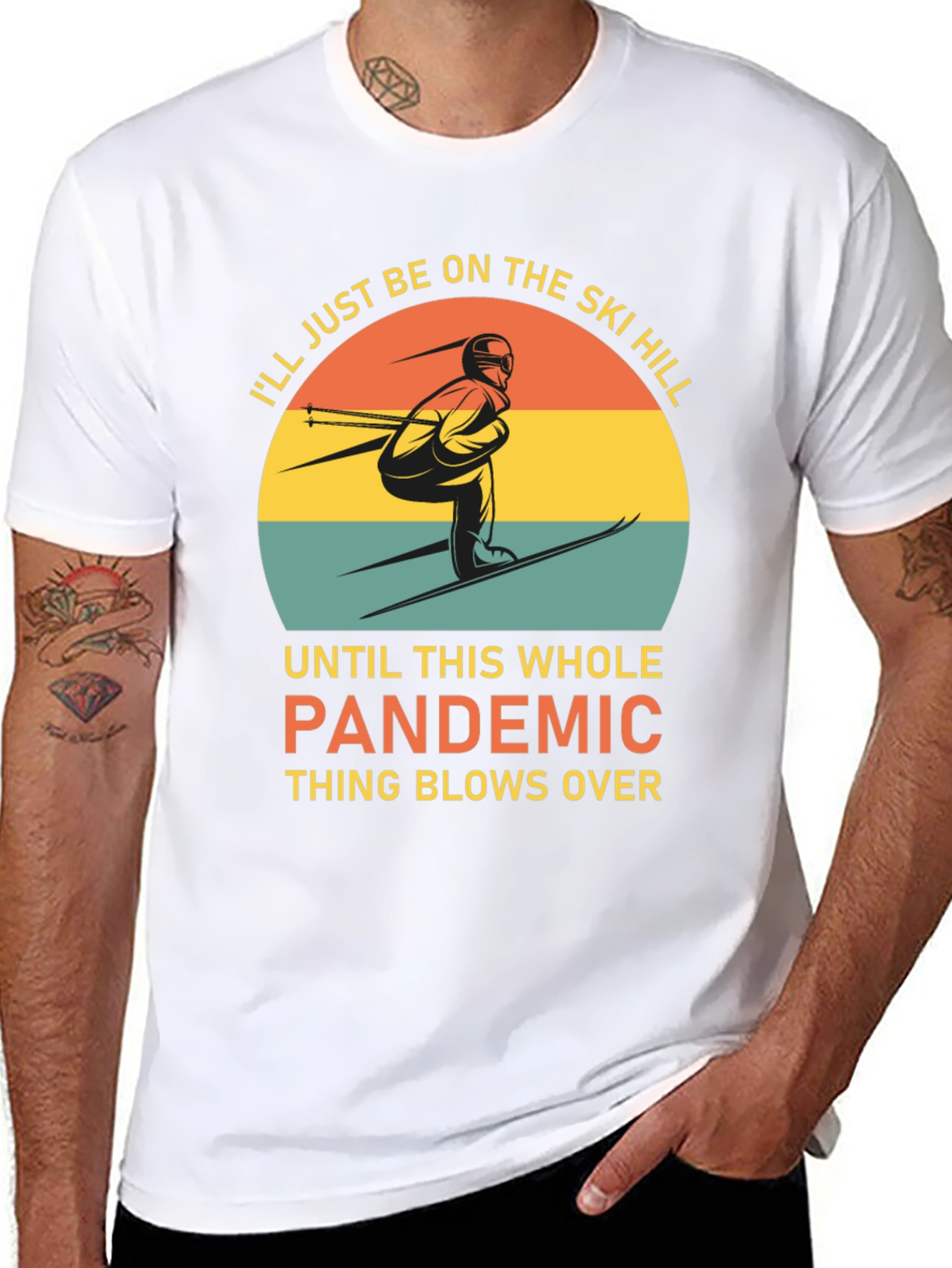 Ski Hill Pandemic T-Shirt