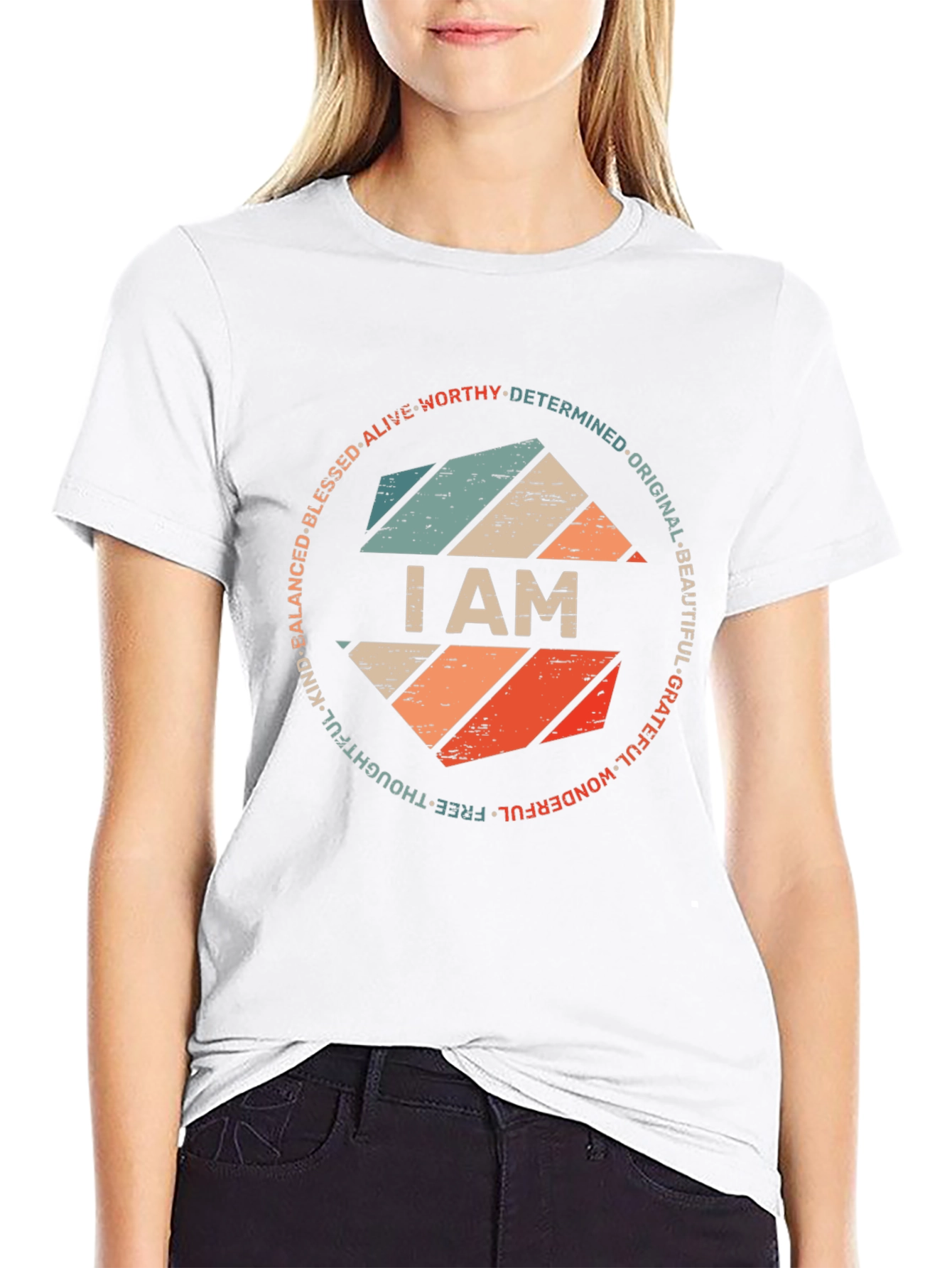 I AM - Positive Affirmations Graphic T-Shirt