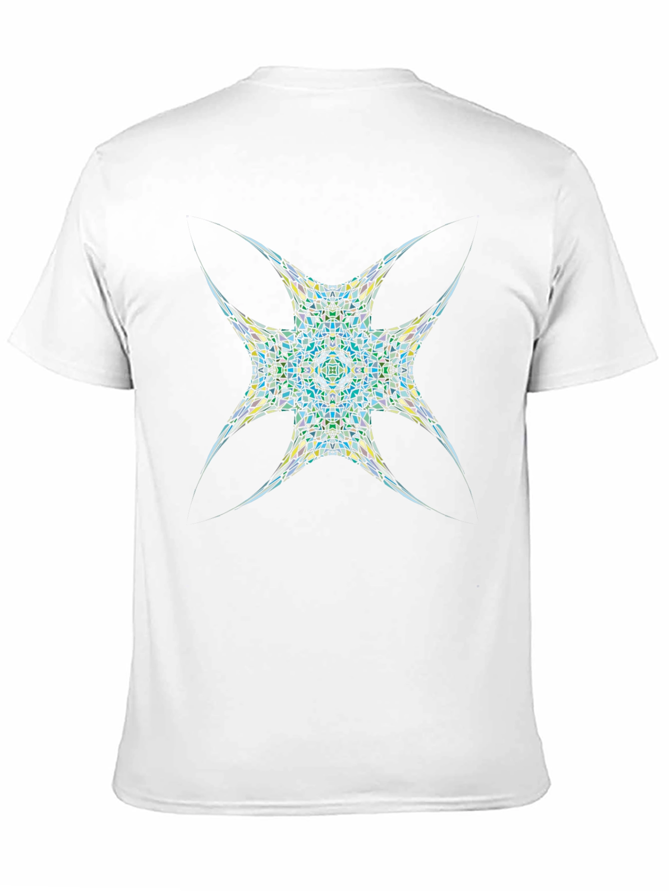 Abstract Mosaic T-Shirt - Modern Graphic Tee