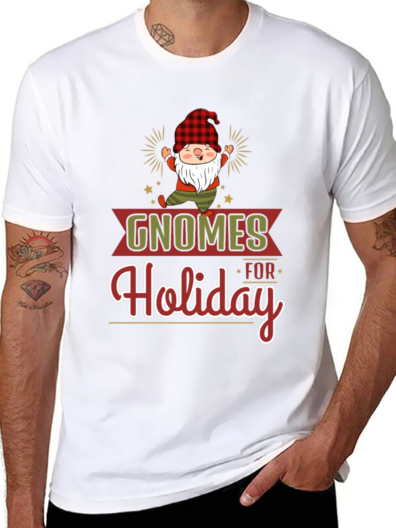 Gnomes for Holiday Graphic T-Shirt