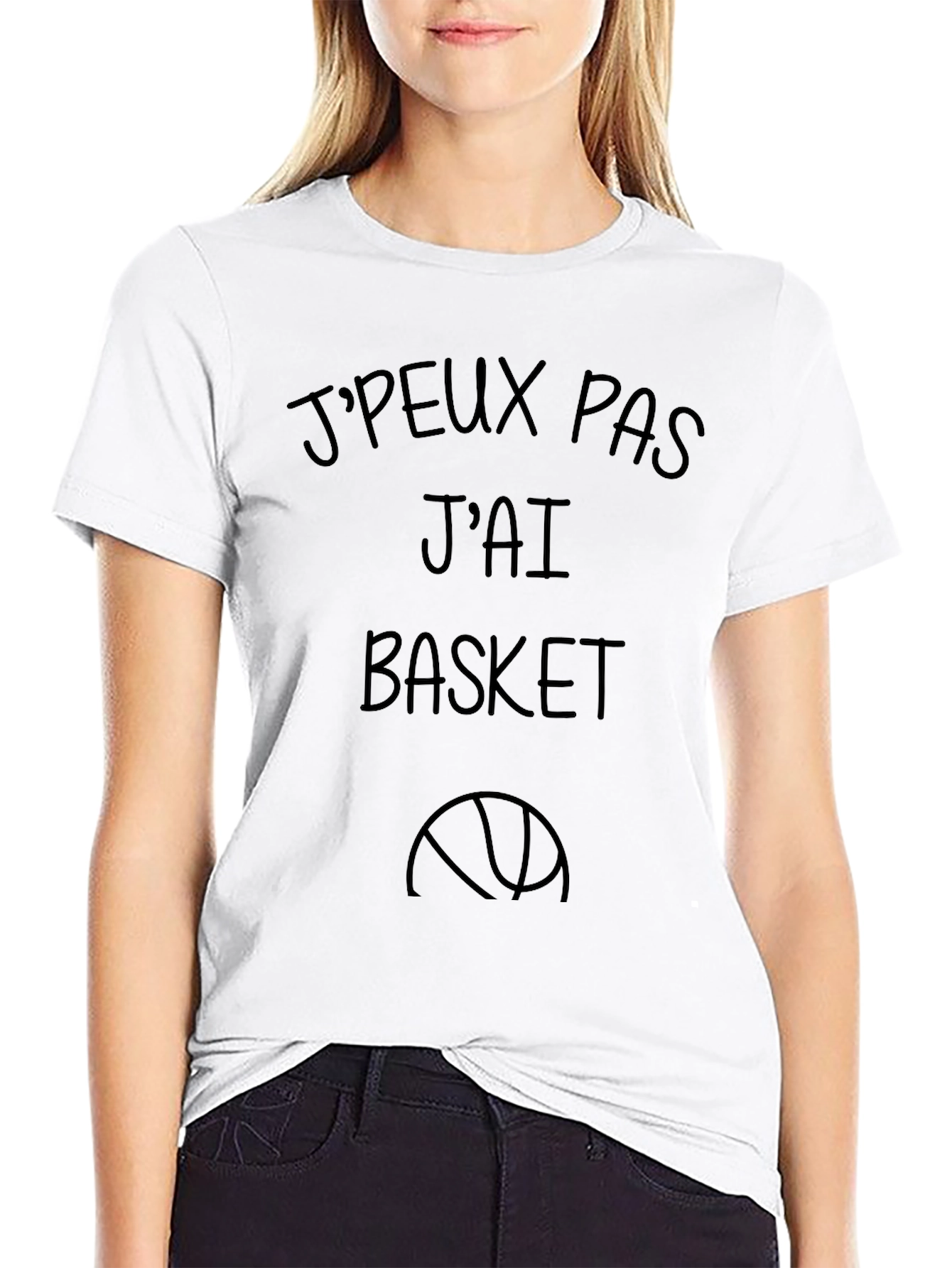 JPeux Pas Jai Basket T-Shirt - Basketball Lover Tee