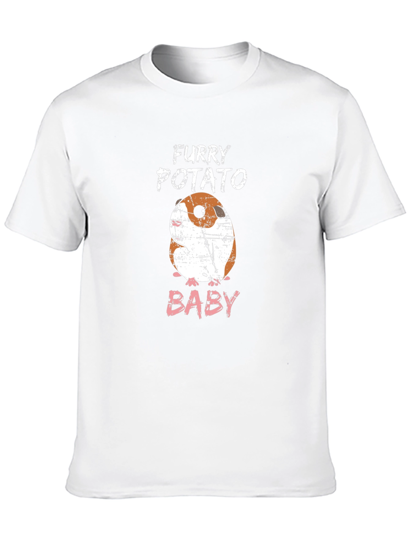 Furry Potato Baby T-Shirt - Cute Guinea Pig Tee