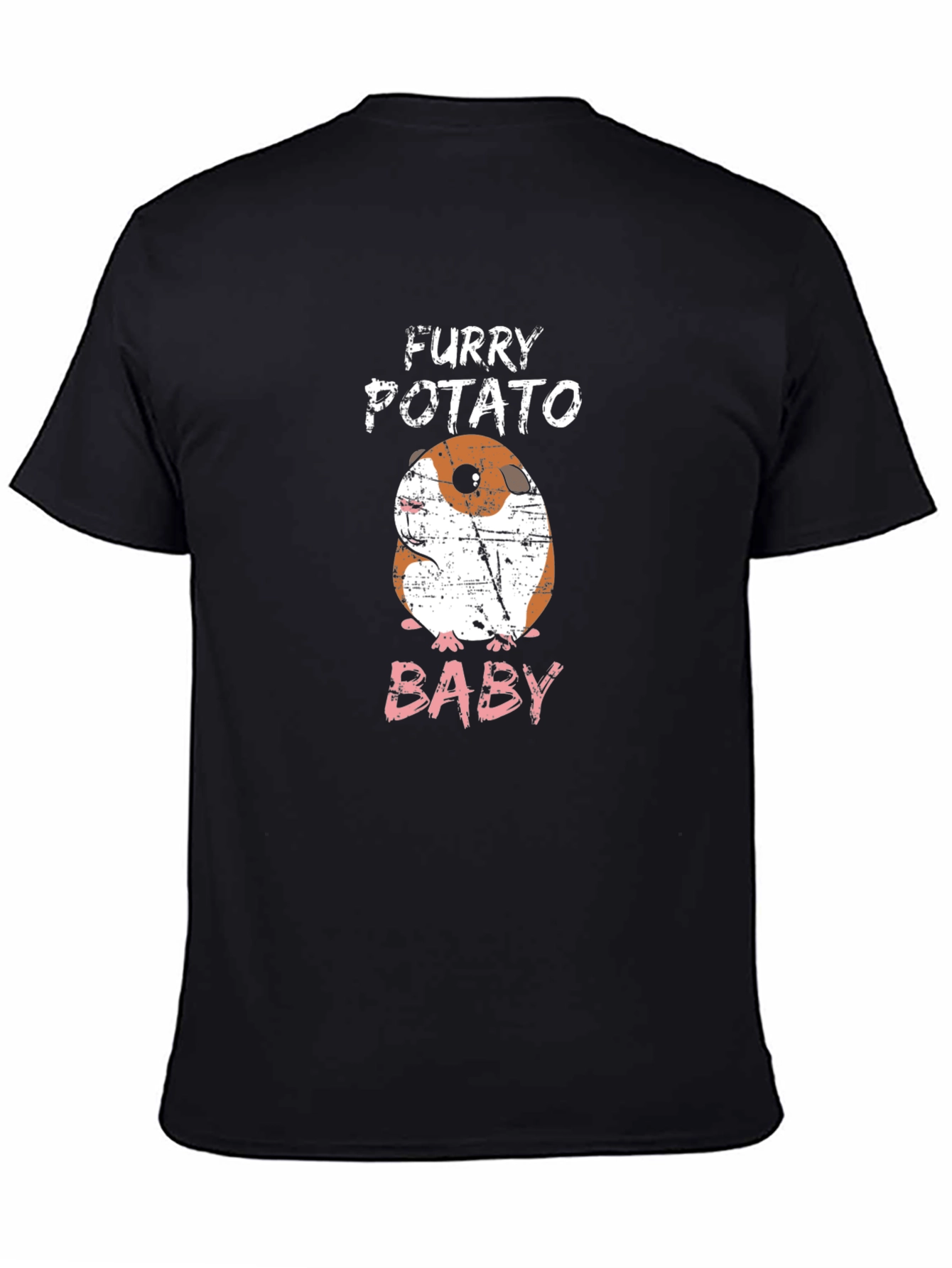 Furry Potato Baby T-Shirt - Cute Guinea Pig Tee