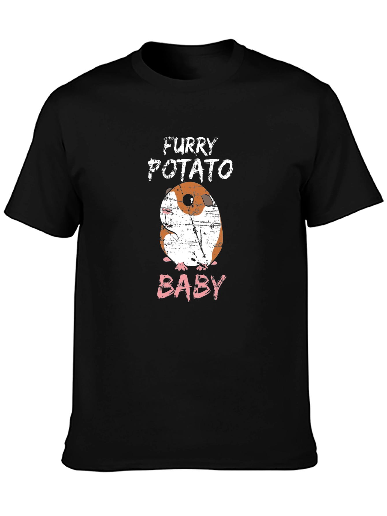 Furry Potato Baby T-Shirt - Cute Guinea Pig Tee