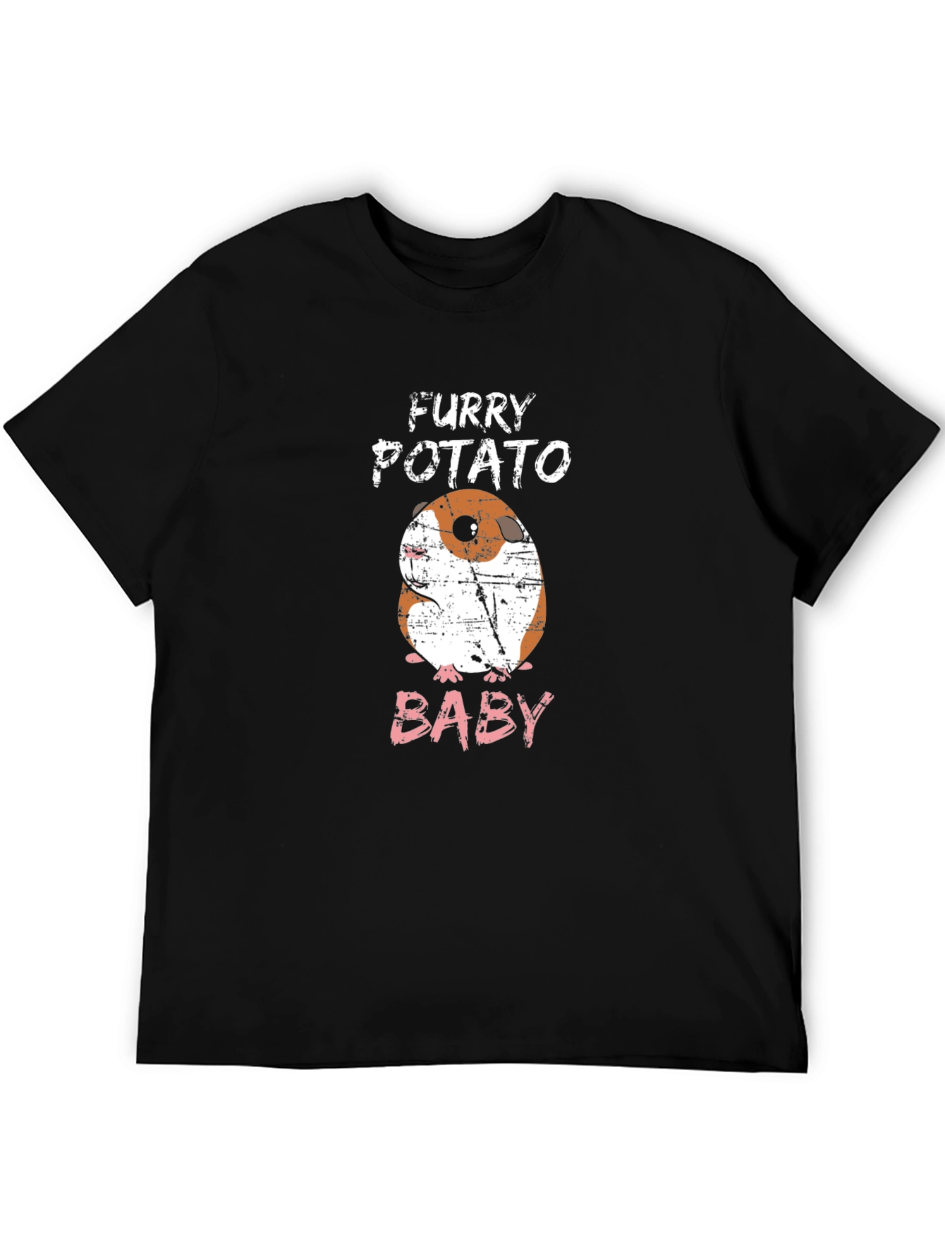 Furry Potato Baby T-Shirt - Cute Guinea Pig Tee
