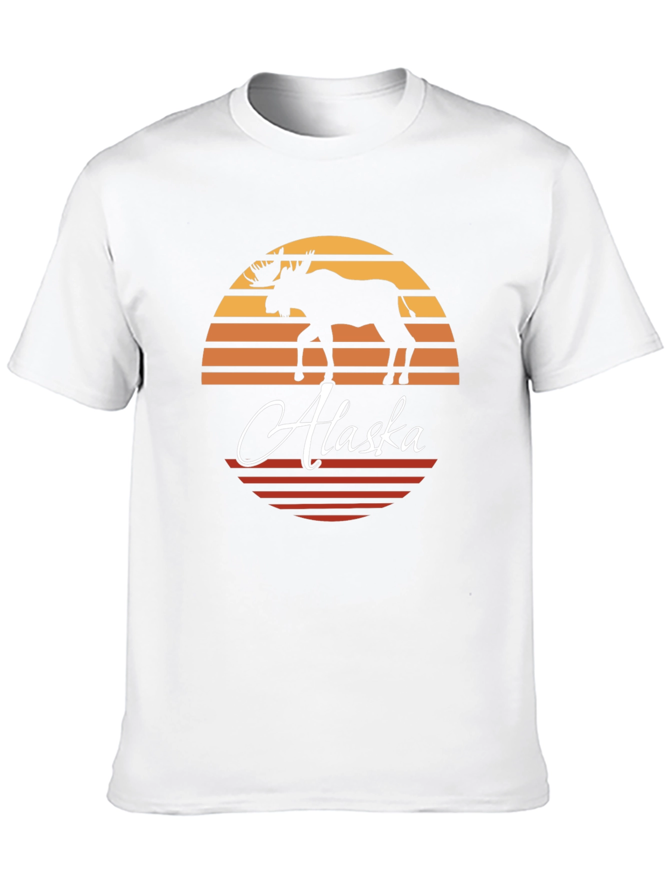Alaska Moose Silhouette T-Shirt