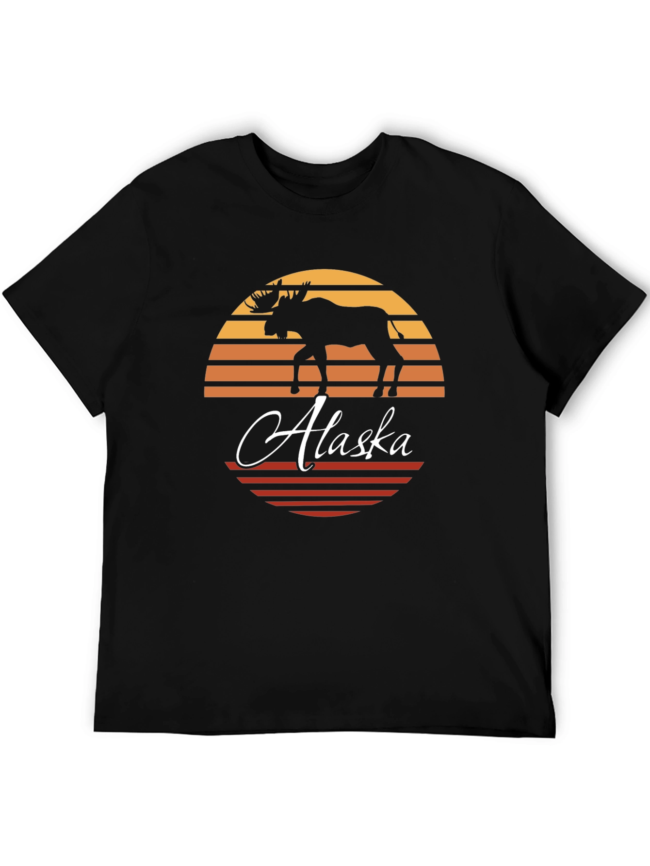 Alaska Moose Silhouette T-Shirt