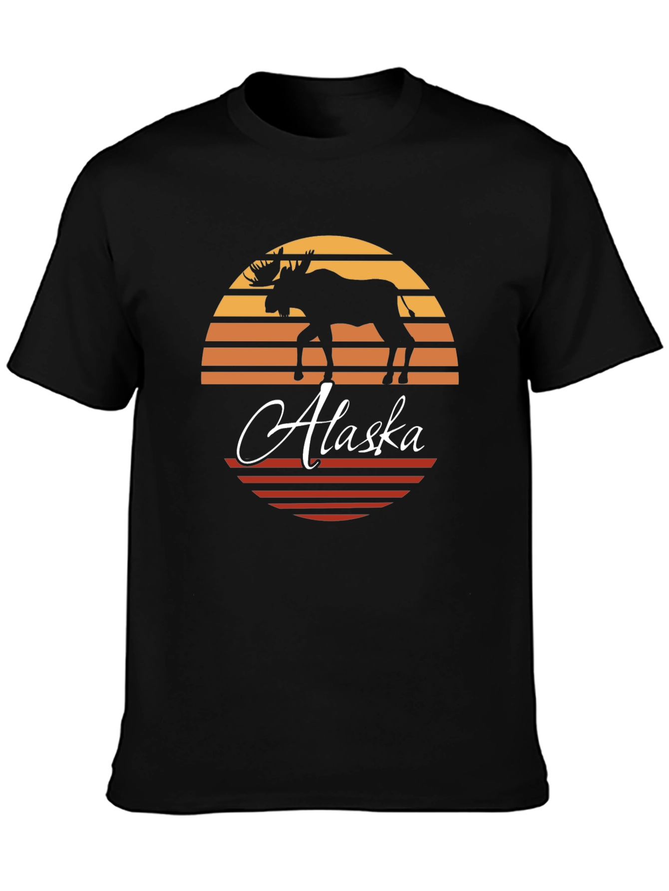 Alaska Moose Silhouette T-Shirt