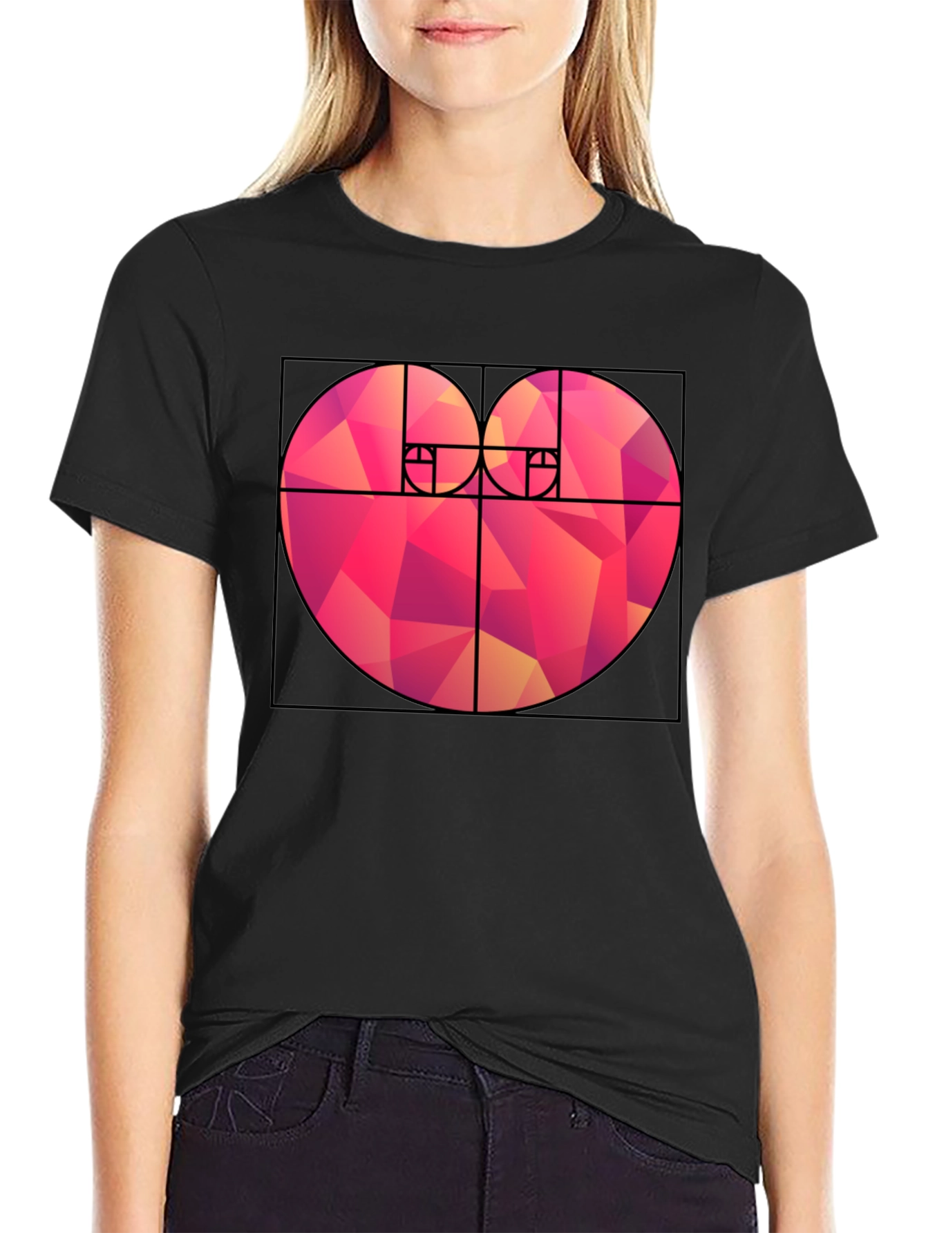 Geometric Heart T-Shirt