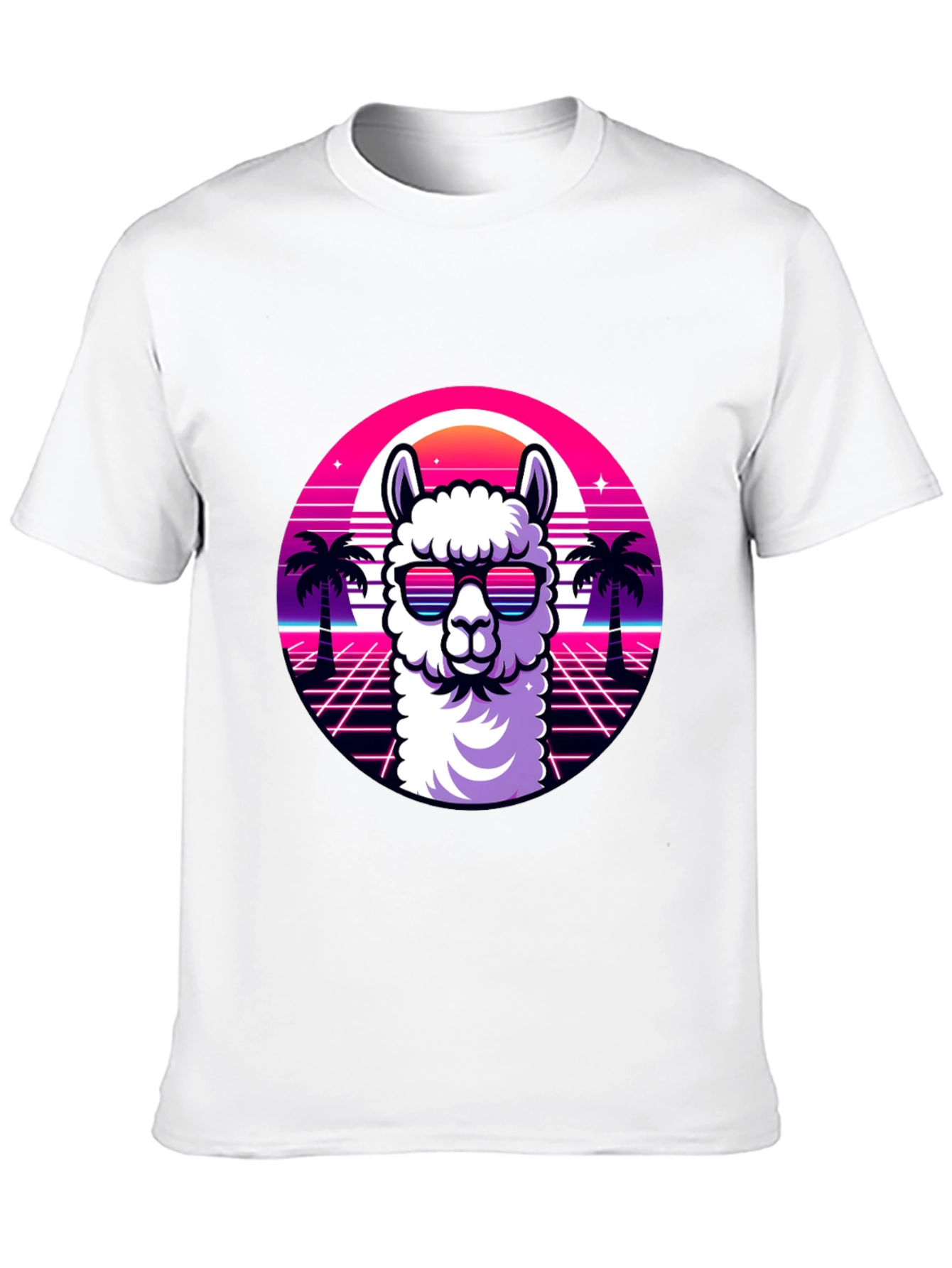 Retro Llama T-Shirt: Cool Animal Graphic Tee