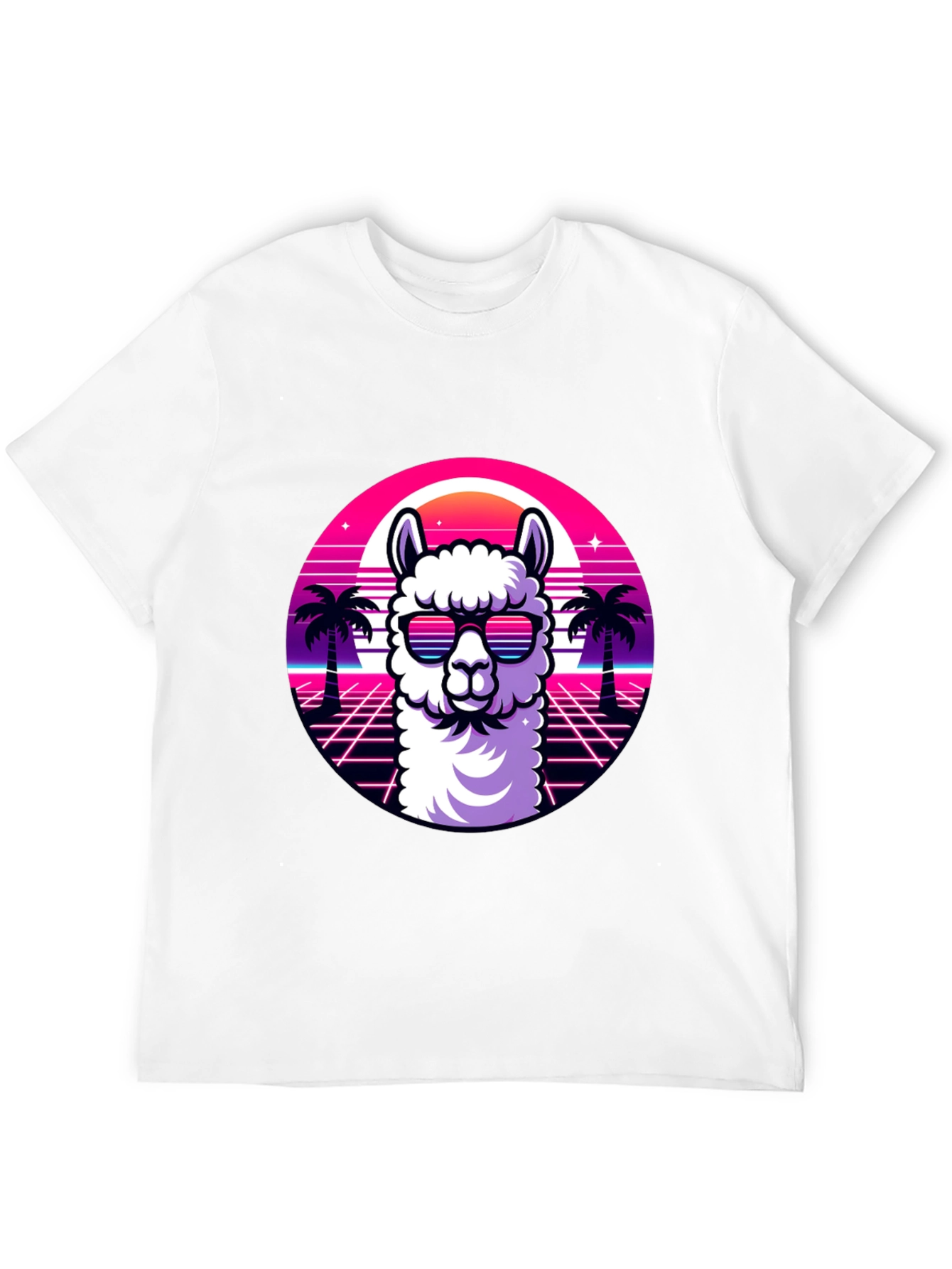 Retro Llama T-Shirt: Cool Animal Graphic Tee